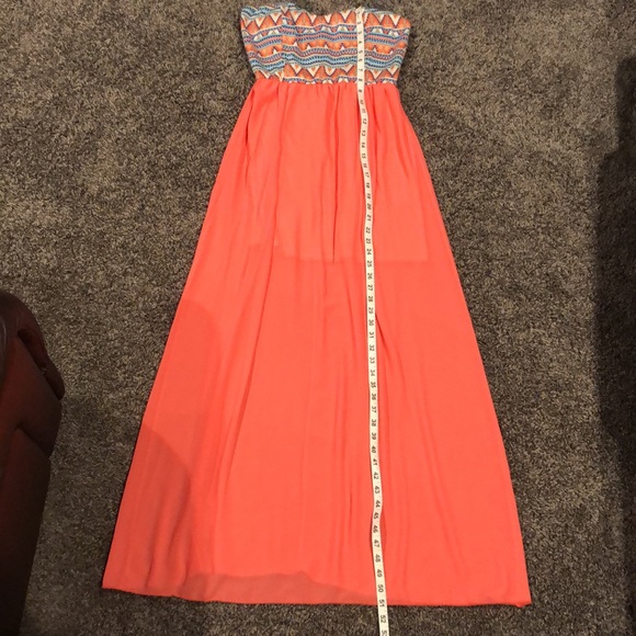 Coral Maxi Dress - Picture 4 of 7